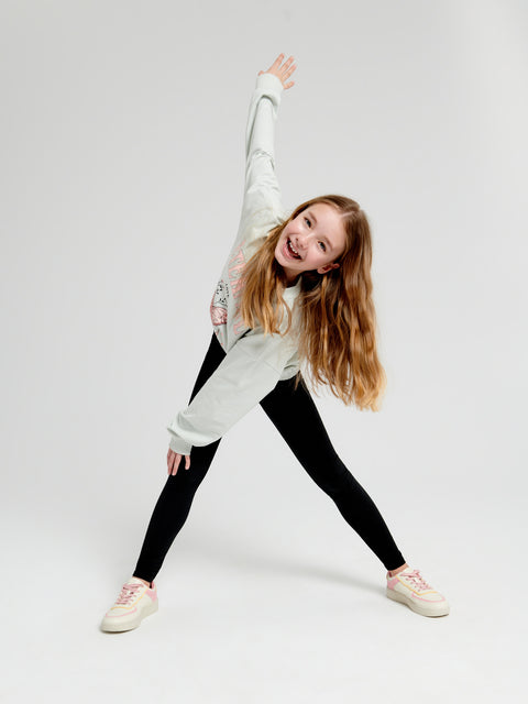 Sinsay Girl's Black Leggings | Sinsay In Lebanon