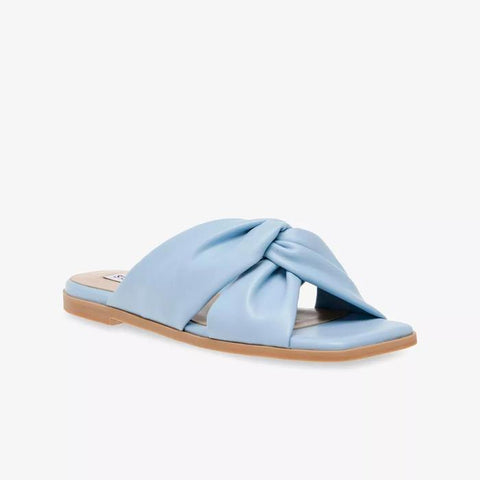 Steve Madden Women's Sky Blue Hooray Flat Sandals | Steve Madden In Lebanon