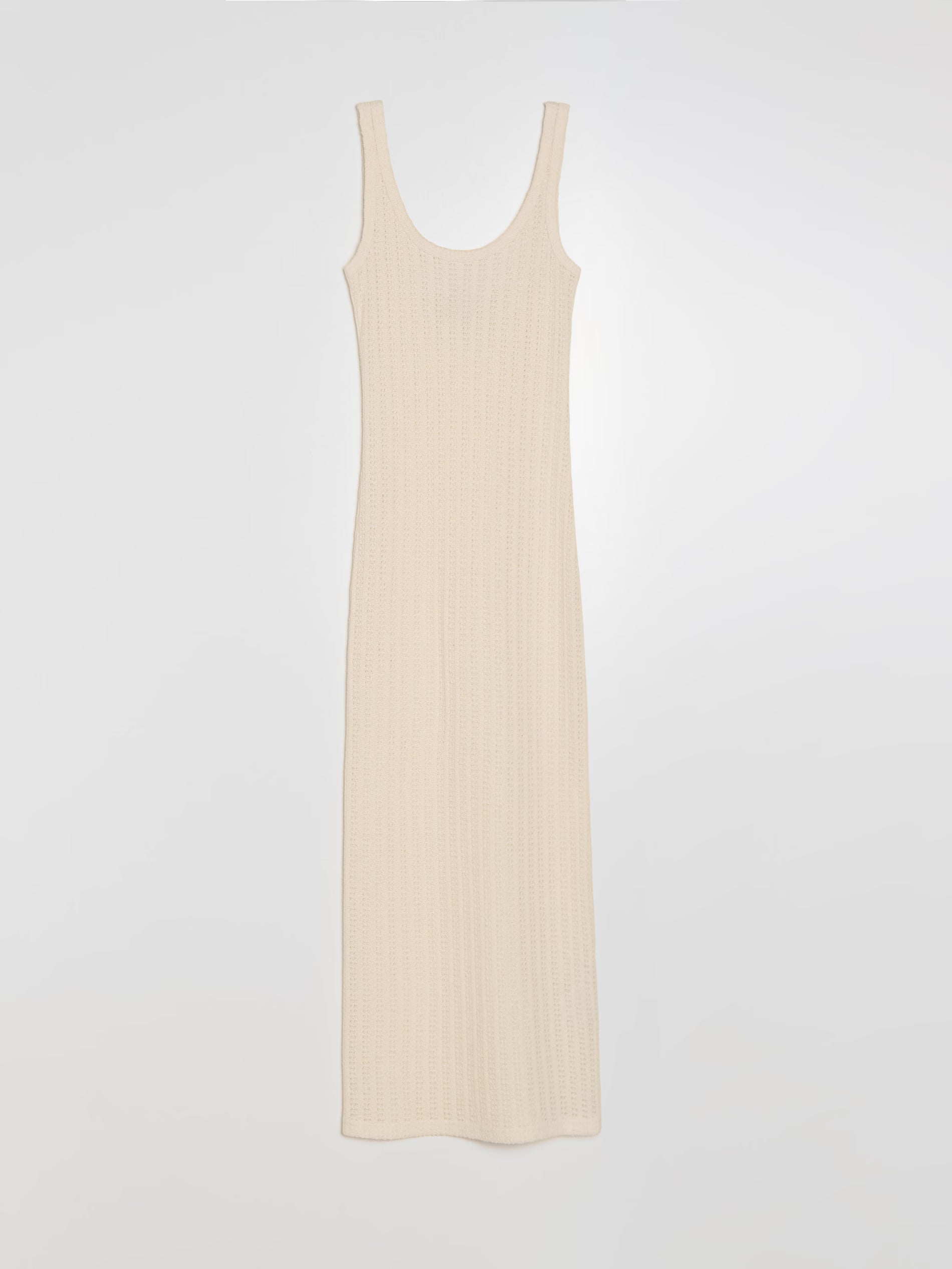 Sinsay Women’s Cream Ribbed Knit Maxi Dress | Sinsay in Lebanon