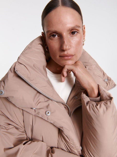 Reserved Women's Camel Down-Filled Coat|Reserved In Lebanon