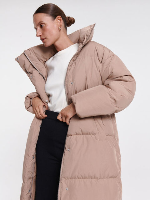 Reserved Women's Camel Down-Filled Coat|Reserved In Lebanon