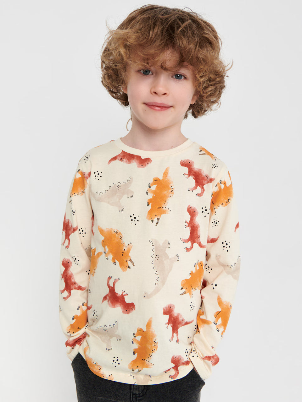 Sinsay Boy's Multicolor Printed Long Sleeve T-Shirt