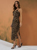 Sinsay Women's Animal Printed Midi Dress With Leopard Print | Sinsay In Lebanon