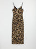 Sinsay Women's Animal Printed Midi Dress With Leopard Print | Sinsay In Lebanon