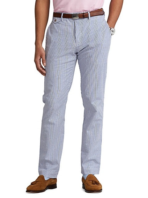 Polo Ralph Lauren Men's Blue & White Trouser ABF368 (od22,ma8)
