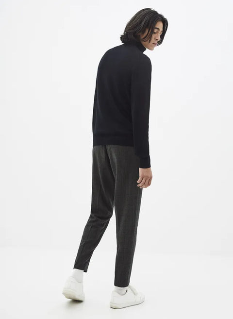 Celio Men's Black Feroll Turtleneck Blouse | Celio In Lebanon