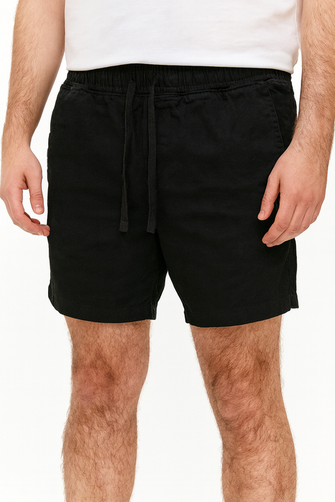 Forever 21 Men's Black Elastic Waistband Short |Forever 21 In Lebanon