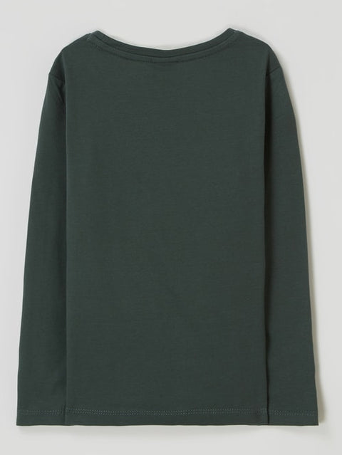 S.Oliver Baby Boy's Green Long-Sleeve Blouse |S.Oliver in Lebanon
