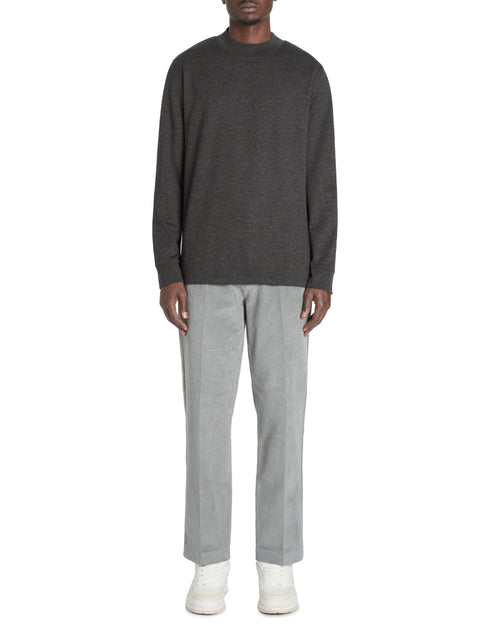 Celio Men's Dark Grey Mock Neck Sweater | Celio In Lebanon