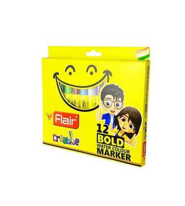 Flair Creative 12 Bold Water Color Marker FA-8015