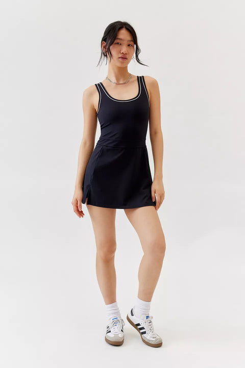 Splits59 Women's Black Martina Rigor Tennis Dress | Splits59 In Lebanon