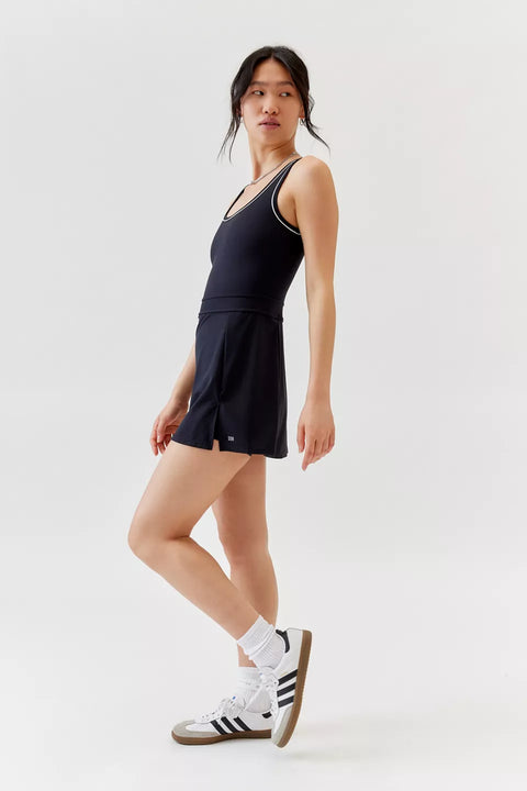 Splits59 Women's Black Martina Rigor Tennis Dress | Splits59 In Lebanon