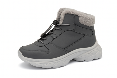Tonny Black Kids Dark Grey Fur Inside Boots | Tonny Black In Lebanon