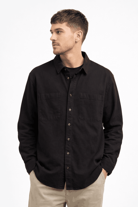 Celio Men's Black Utility shirt | Celio in Lebanon