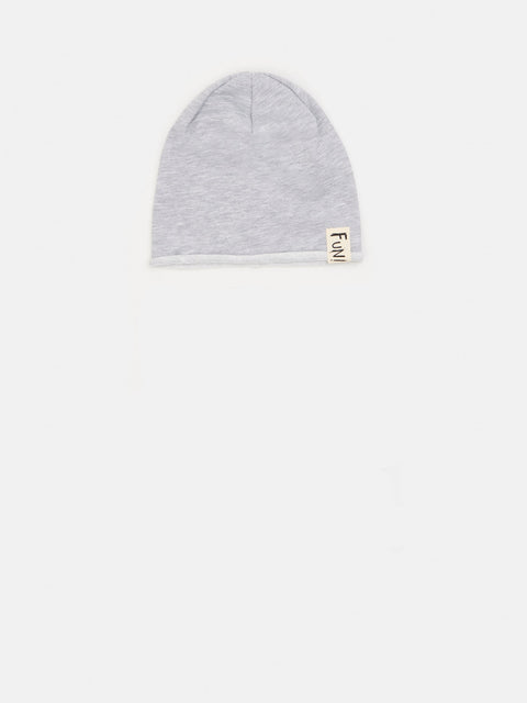 Sinsay Girl's Gray Cotton Beanie Hat |Sinsay In Lebanon