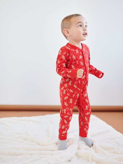 Sinsay Baby Boy's Red Overall With Christmas Print | Sinsay In Lebanon