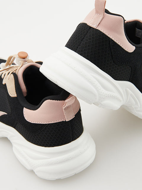 Reserved Girl's Black Sneakers With A Stopper | Reserved In Lebanon