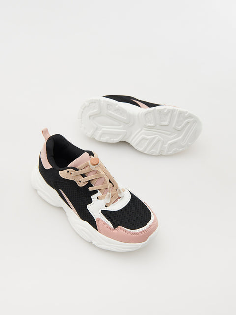 Reserved Girl's Black Sneakers With A Stopper | Reserved In Lebanon