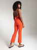 Sinsay Women's Orange Crop Top With Tie Detail | Sinsay In Lebanon