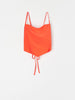 Sinsay Women's Orange Open Back Crop Top | Sinsay In Lebanon