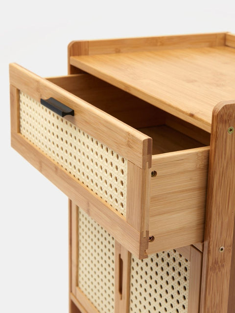 Sinsay Beige Wood Night Stand Table 42.5 cm x 32.5 cm x 50 cm | Sinsay In Lebanon