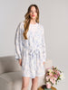 Sinsay Women's White & Blue Floral Robe | Sinsay In Lebanon