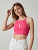 Sinsay Women’s Pink Tie-Up Top With Cut-Out Front Tank Top  | Sinsay in Lebanon