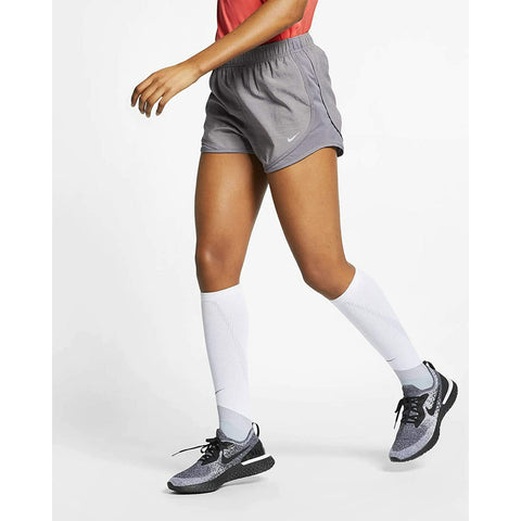 Nike Women's Gray Tempo Dri-FIT Mid-Rise 3-Inch Running Shorts | Nike In Lebanon