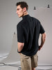 Sinsay Men's Black Relaxed Fit Short Sleeves Shirt | Sinsay In Lebanon