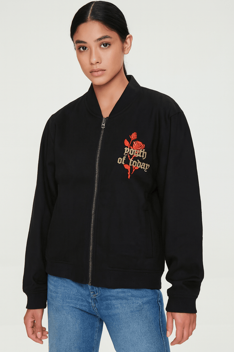 Forever 21 Women's Black Multi Jacket | Forever 21 In Lebanon