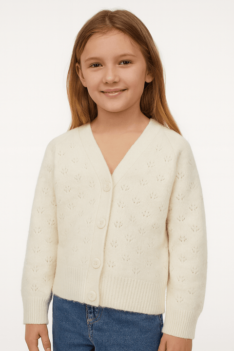 S.Oliver Girl's Offwhite Cardigan | S.Oliver In Lebanon