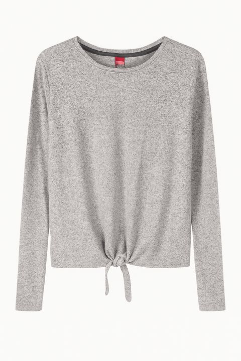 S.Oliver Girl's Grey Long-Sleeve Blouse |S.Oliver in Lebanon