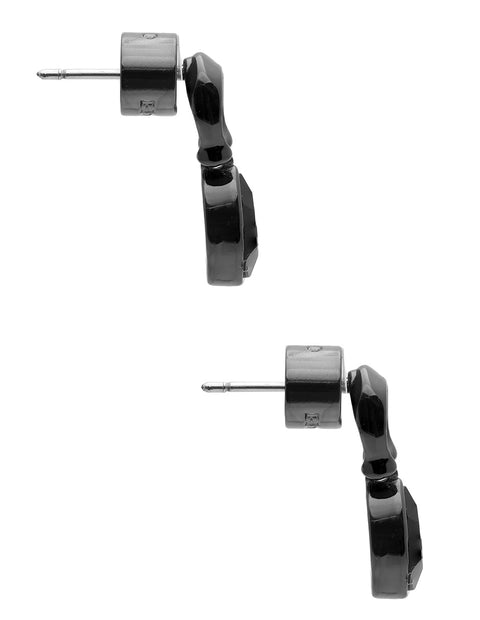Coach Women's Set Of Black Stoned Necklace & Earrings |Coach in Lebanon
