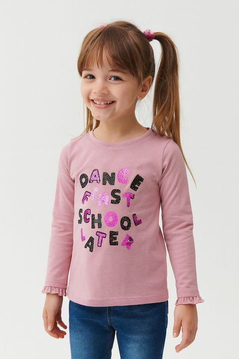 Sinsay Girl's Violet Blouse With Sequins | Sinsay In Lebanon