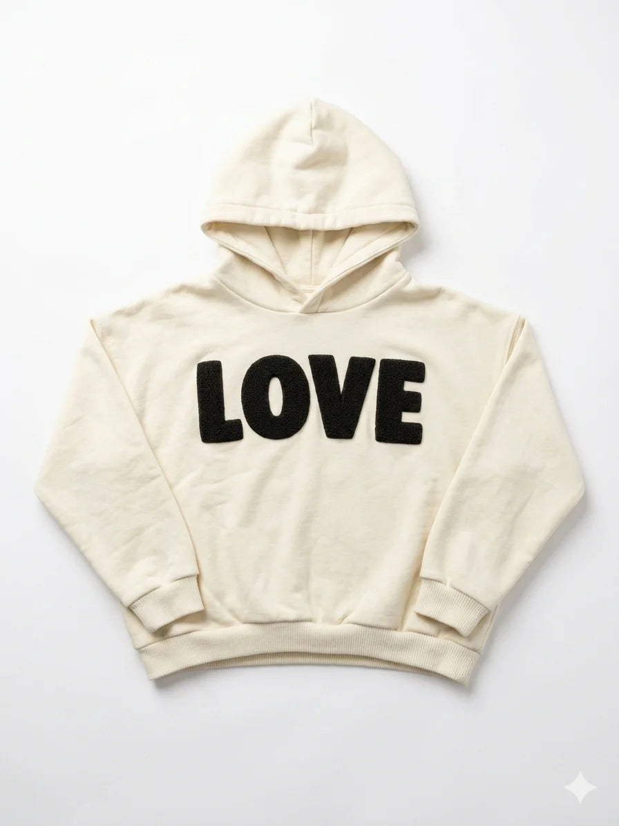 Zara Baby Girl's Cream Hoodie | Zara In Lebanon