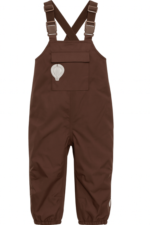 POMPdeLUX Kid's Dark Brown Ski Jumpsuit  |POMPdeLUX in Lebanon