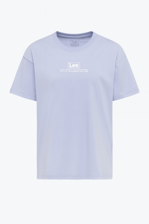 Lee Women's Light Blue Essential Graphic Fit T-Shirt | Lee In Lebanon