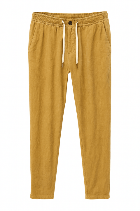 Rebel Refined Men's Beige Corduroy Loose Fit Pants | Refined Rebel In Lebanon
