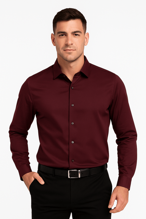 I.N.C International Concepts Men's Dark Purple Shirt ABF4850