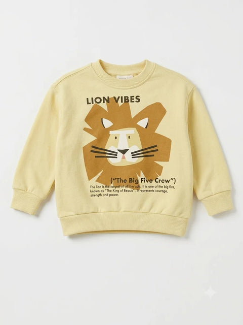 Zara Baby Boy's Light Yellow Printed Blouse | Zara In Lebanon