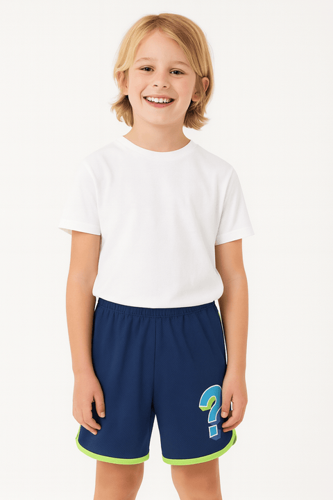 Max & Olivia Boy's Navy Short ABC970