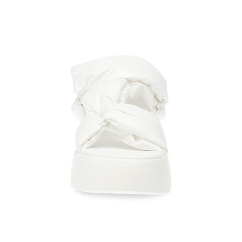Steve Madden Women's White Bonkers Chunky Strappy Platform Chubby Sandals | Steve Madden In Lebanon