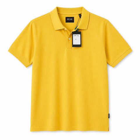 Only & Sons Men's Classic Yellow Polo Shirt | Only & Sons in Lebanon