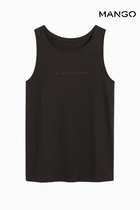 Mango Women's Black Sleeveless Dress | Mango in Lebanon