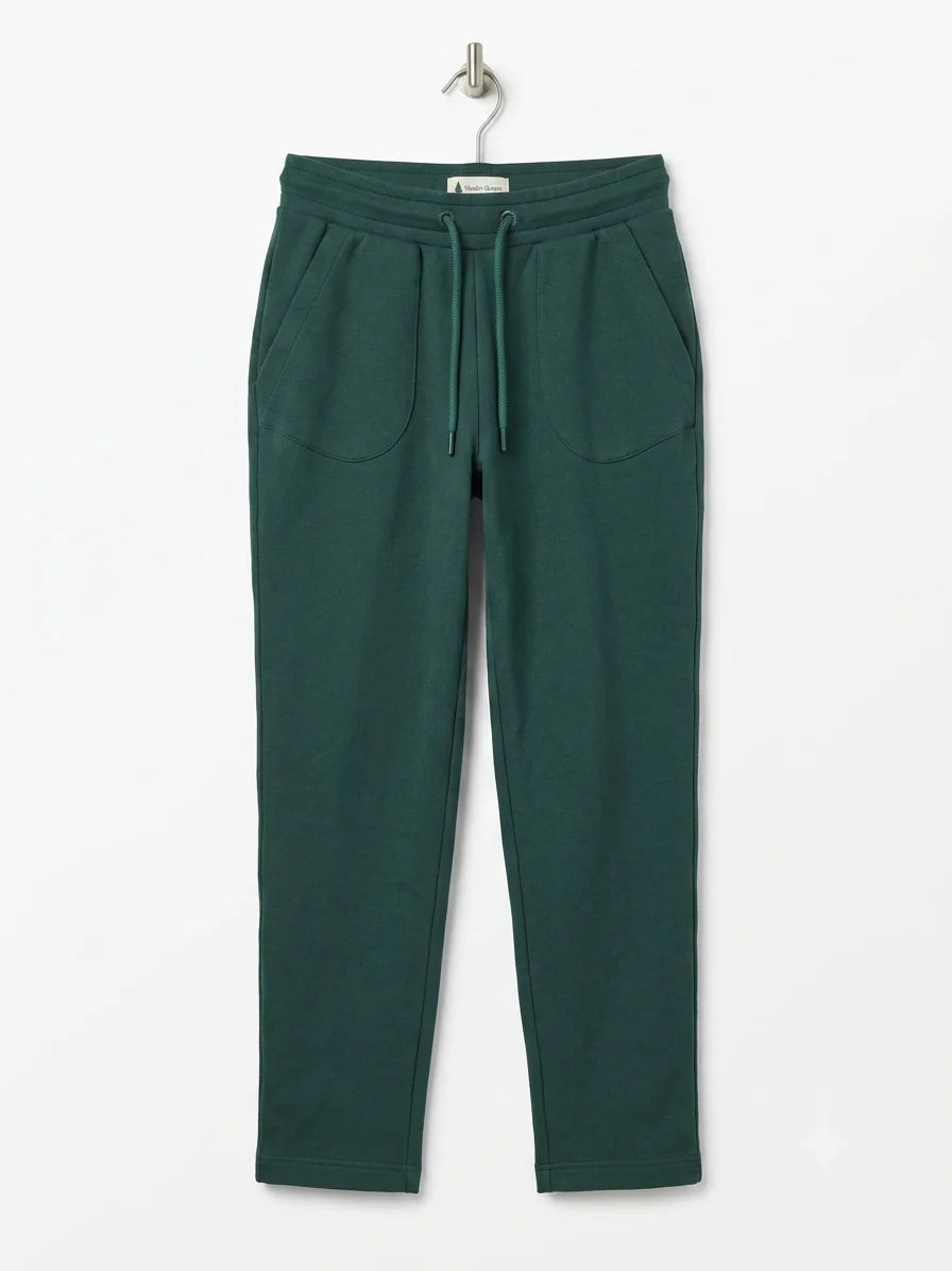 Emporio Armani Women's Dark Green Elastic Waist Pant | Emporio Armani In Lebanon