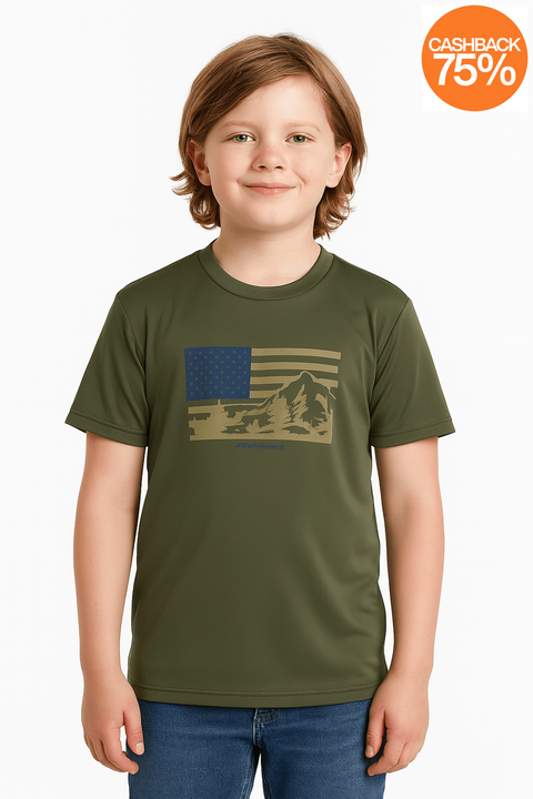Columbia Boy's Green T-Shirt |Columbia In Lebanon