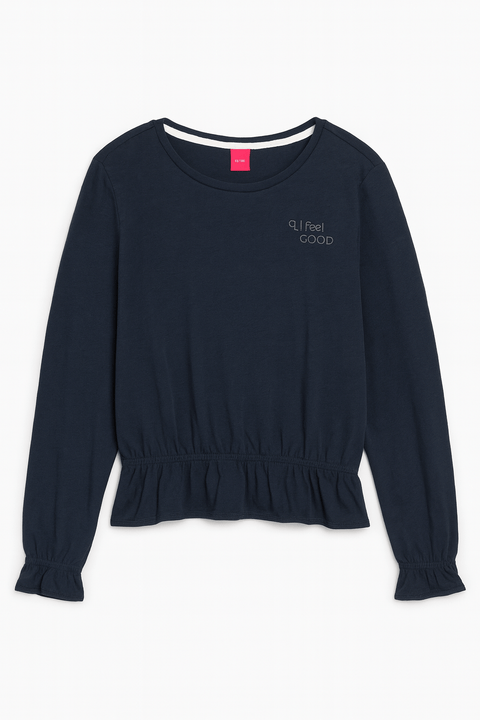 S.Oliver Girl's Navy Long Sleeve Sweatshirt  | S.Oliver In Lebanon