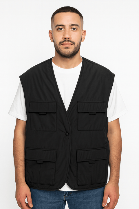 LeGer Men's Black Tactical Vest | LeGer In Lebanon