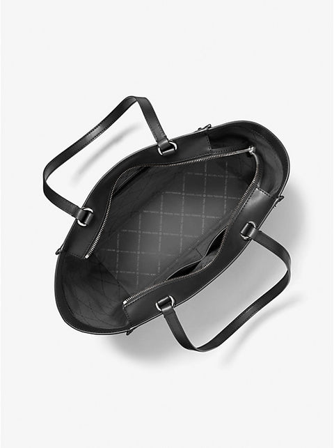 Michael Kors Women's Black Harrison Large Leather Tote Bag | Michael Kors In Lebanon