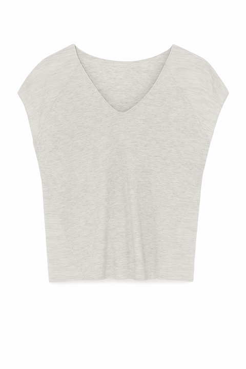Mango Women's Grey Sleeveless Blouse| Mango in Lebanon